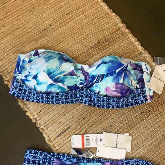 Tommy Bahama Aquapetals Bikini Bottom XS/Top XLNWT - Picture 3 of 14